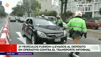 Operativo vehicular en el Cercado de Lima. Foto y video: América Noticias