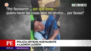 Ladrón detenido en el Cercado de Lima. Foto y video: América Noticias