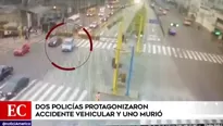 El accidente ocurrió entre las 6 y 7 de la mañana. Foto y video: América Noticias