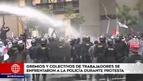 Protesta en exteriores del Congreso. América Noticias