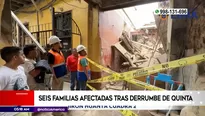 Derrumbe en Cercado de Lima. Foto y video: América Noticias