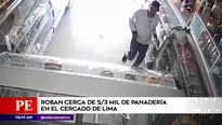 Robo en paadería de La Victoria. América Noticias