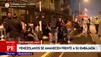 Situación en la embajada de Venezuela en Perú. Foto y video: América Noticias