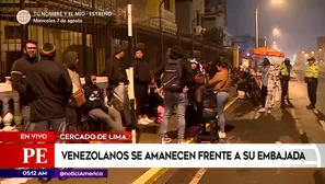 Situación en la embajada de Venezuela en Perú. Foto y video: América Noticias