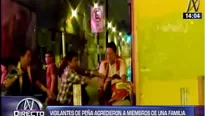 Familia fue golpeada por agentes de seguridad de una peña. Video: Canal N