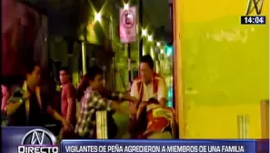 Familia fue golpeada por agentes de seguridad de una peña. Video: Canal N