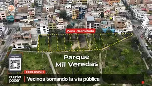 En Lima, vecinos han tomado parques, calles y veredas como si fueran parte de sus casas. Han levantado rejas, cercos, jardines y hasta talleres. Video: Cuarto Poder