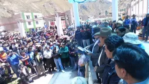 Protestantes exigen el cumplimiento de sus pedidos. Foto: diariocorreo.pe