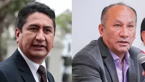 Vladimir Cerrón y Juan Silva. Foto: Andina. Video: Canal N