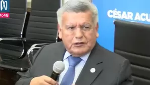 César Acuña, gobernador de La Libertad. Video: Canal N