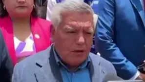 César Acuña dijo que la vacancia de Dina Boluarte ocurrió porque el pueblo no aguantaba más la inseguridad. Video: Canal N