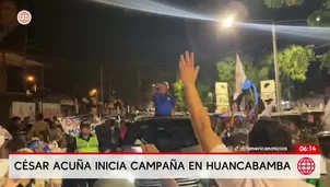 Desde Piura, César Acuña destacó su experiencia política como parte de su campaña presidencial. / Video: América Noticias