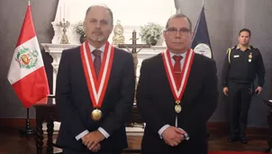 César Aguilar y Javier Arévalo. Foto: Poder Judicial. Video: Canal N