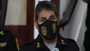 César Cervantes, Comandante General de la Policía Nacional del Perú. 