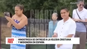 César Hinostroza en España.