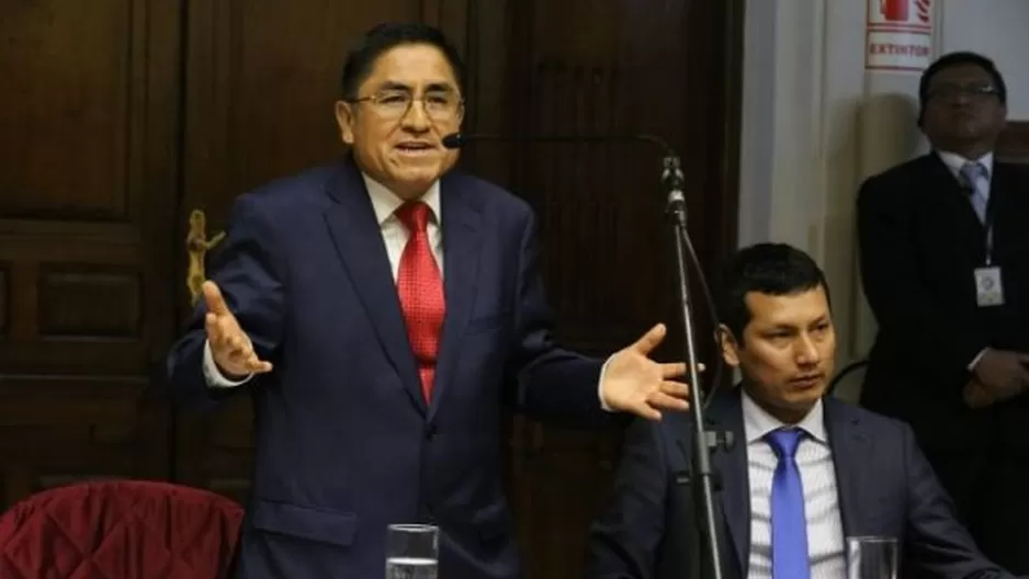 C&eacute;sar Hinostroza es acusado de liderar &#039;Los cuellos blancos del puerto&#039;. Foto: Congreso