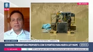 César Ipenza: Ley MAPE no frena minería ilegal ni impone control