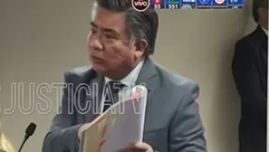 César Nakazaki, abogado del expresidente Kuczynski (Foto: Justicia TV)