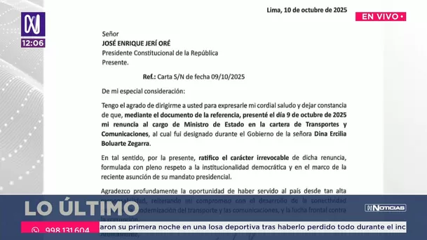 ¿Por qué renunció César Sandoval al Ministerio de Transportes? Foto: Canal N ¿Por qué renunció César Sandoval al Ministerio de Transportes? Foto: Canal N