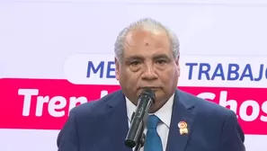 Ministro César Sandoval confirmó que el tren Lima-Chosica no podrá iniciar operaciones este 2025. / Video: Canal N