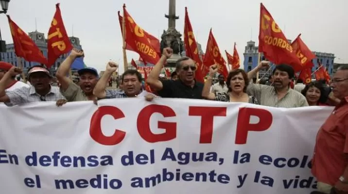 Marcha de la CGTP. Foto: Perú21 Marcha de la CGTP. Foto: Perú21