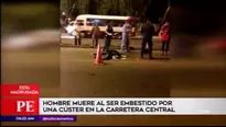 Accidente en Chaclacayo. América Noticias