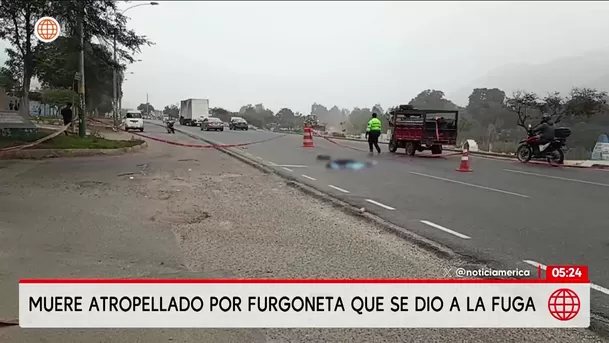 Chaclacayo: Joven bailarín muere atropellado en la Carretera Central. Foto: América Noticias
