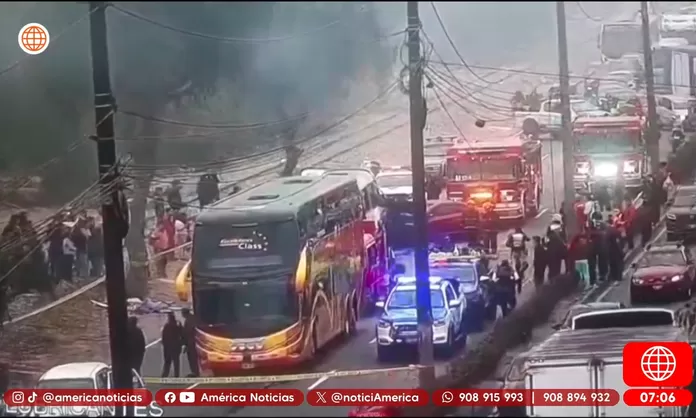 Un muerto y heridos deja múltiple choque en Chaclacayo