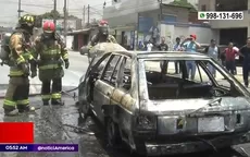 Chaclacayo: Pareja salvó de morir tras incendio en su vehículo - Noticias de pareja