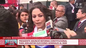 Cecilia Chacón, congresista de Fuerza Popular