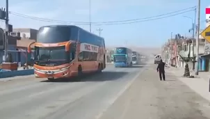 Chala: PNP libera vía bloqueada y normaliza tránsito en el sur. Foto y video: Canal N