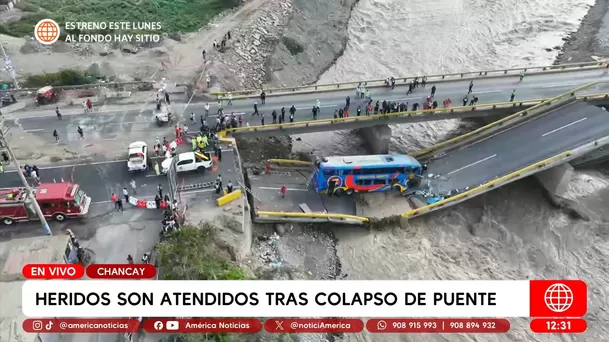 Familiares de chofer muerto tras caída de puente piden justicia. Foto: América Noticias