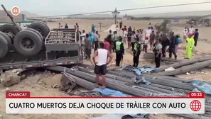 Tragedia en la Panamericana Norte: Padre y su familia mueren en choque. Foto y video: América Noticias