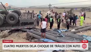 Tragedia en la Panamericana Norte: Padre y su familia mueren en choque. Foto y video: América Noticias