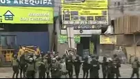 La vía que une Chancay con Huaral también se encontraba restringida por la manifestación. / Video: Canal N