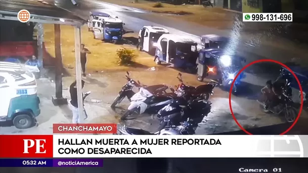 Mujer desaparecida fue hallada muerta en Chanchamayo. Foto: América Noticias