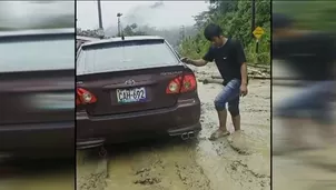 Huaico bloquea la Carretera Central en San Ramón y deja cientos de vehículos varados en Chanchamayo. Video: Canal N