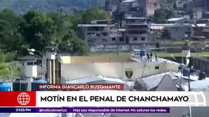 Motín en penal de Chanchamayo.