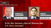 Las grabaciones datan del 8 y el 11 de mayo, cuando el CNM hab&iacute;a convocado a Ch&aacute;varry para el proceso de ratificaci&oacute;n. (Foto: Captura/Video: Am&eacute;rica Noticias)