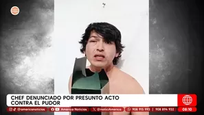 Chef es denunciado por presunto acto contra el pudor a un menor. Foto y video: América TV