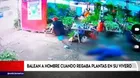 Chepén: balean a hombre cuando regaba plantas en su vivero