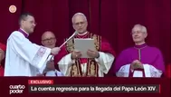 La cuenta regresiva para la llegada del Papa León XIV