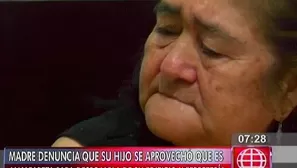 Una madre de familia quien a sus 77 años no encuentra tranquilidad  aun estando enferma