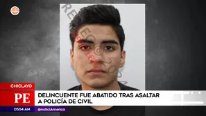 Delincuente abatido en Chiclayo. Foto y video: América Noticias