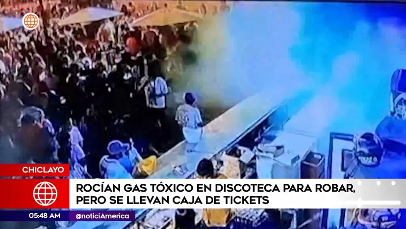 Chiclayo: Delincuentes rociaron gas tóxico en discoteca para robar