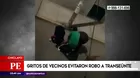 Chiclayo: Gritos de vecinos evitaron robo a transeúnte