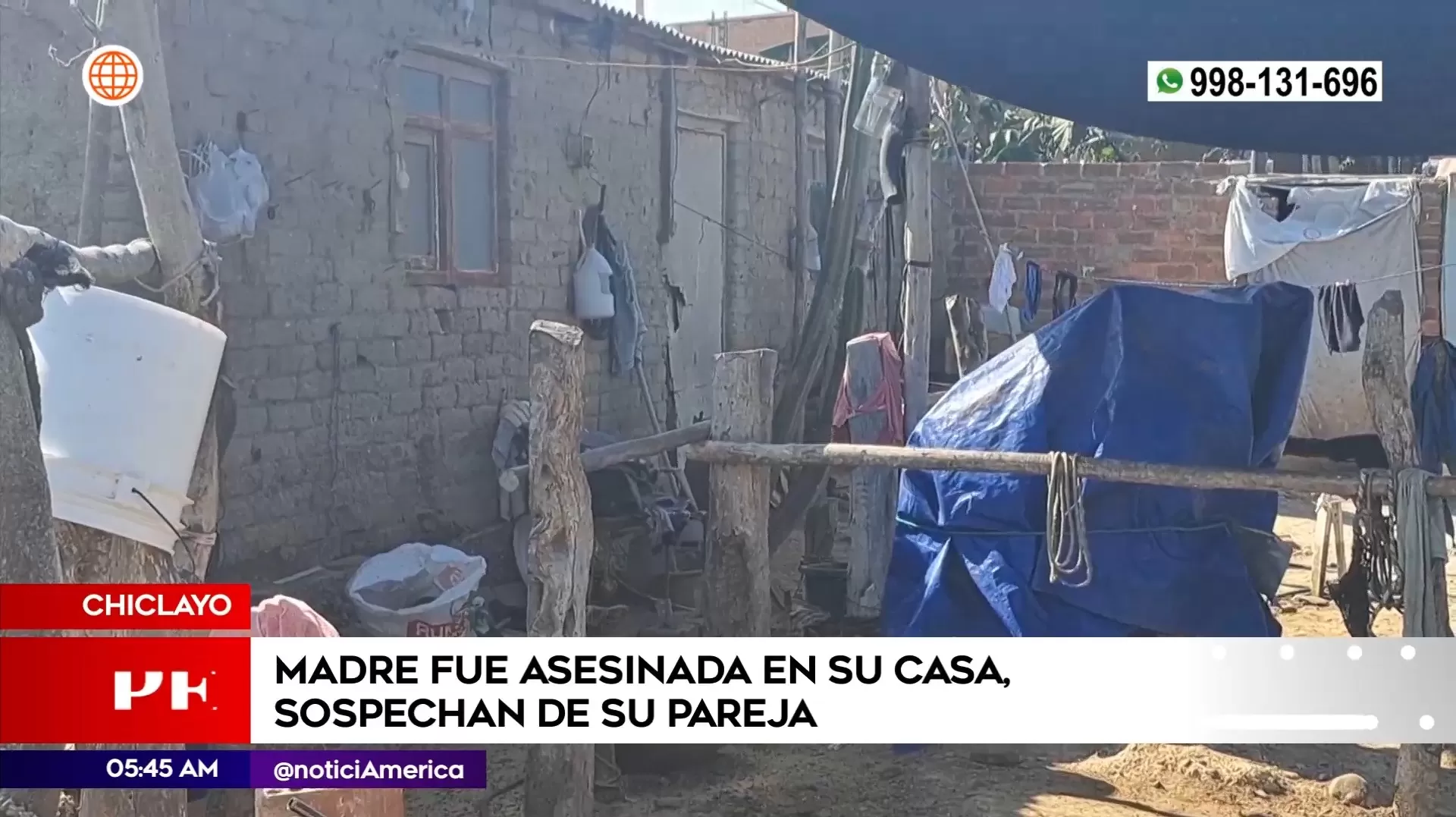 Asesinato en Chiclayo. Foto: América Noticias