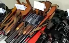 Chiclayo: Incautan 80 armas de fuego que eran trasladadas a Lima - Noticias de armas-fuego