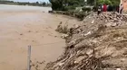 Chiclayo: Viviendas en peligro tras incremento de caudal del río