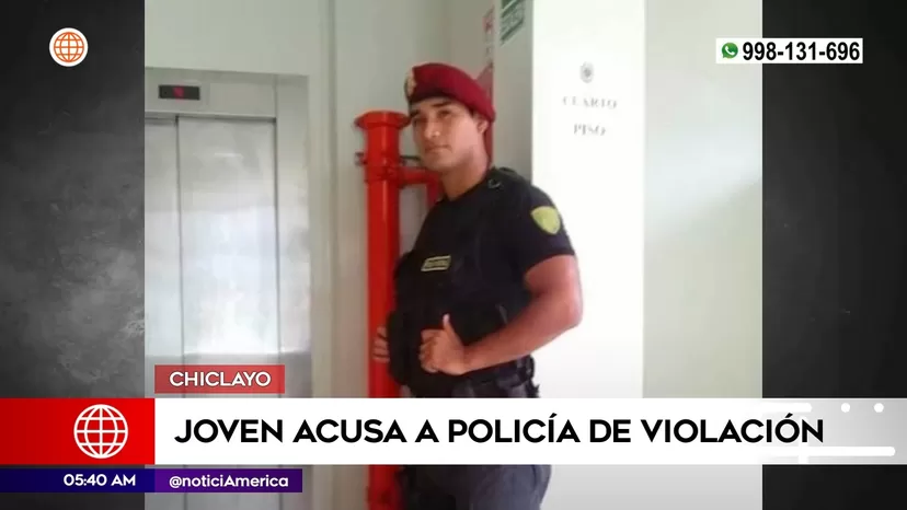 Chiclayo: Joven acusa a policía de violación